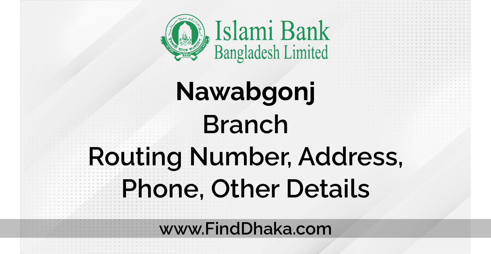 Islami Bank info016000